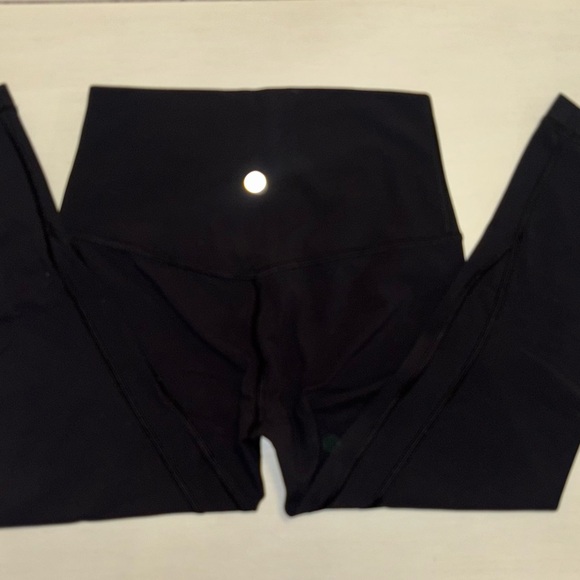 lululemon athletica Pants - Lululemon Align Black Leggings Women’s Size 4 – High Rise Crop